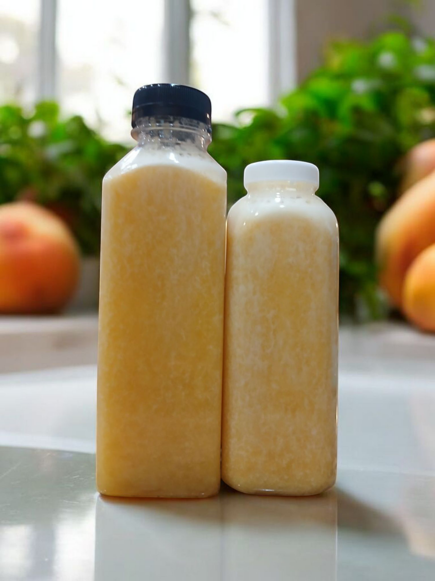 Peach Sea Moss Lemonade