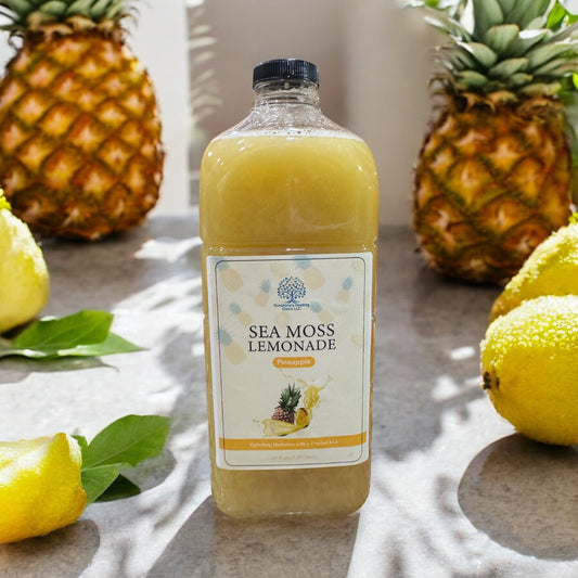 Pineapple Sea Moss Lemonade